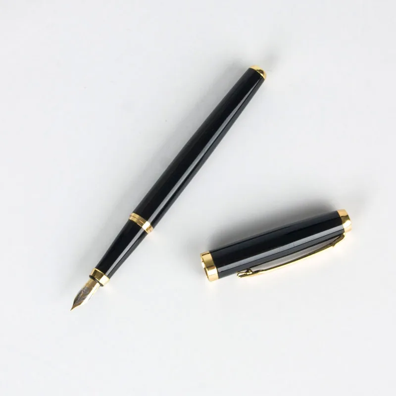 Black High Quality 0.5mm Extra Fine Nib Fountain Pen for Finance Metal Ink Pens Office School Supplies
Black High Quality 0.5mm Extra Fine Nib Fountain Pen for Finance Metal Ink Pens Office School Supplies