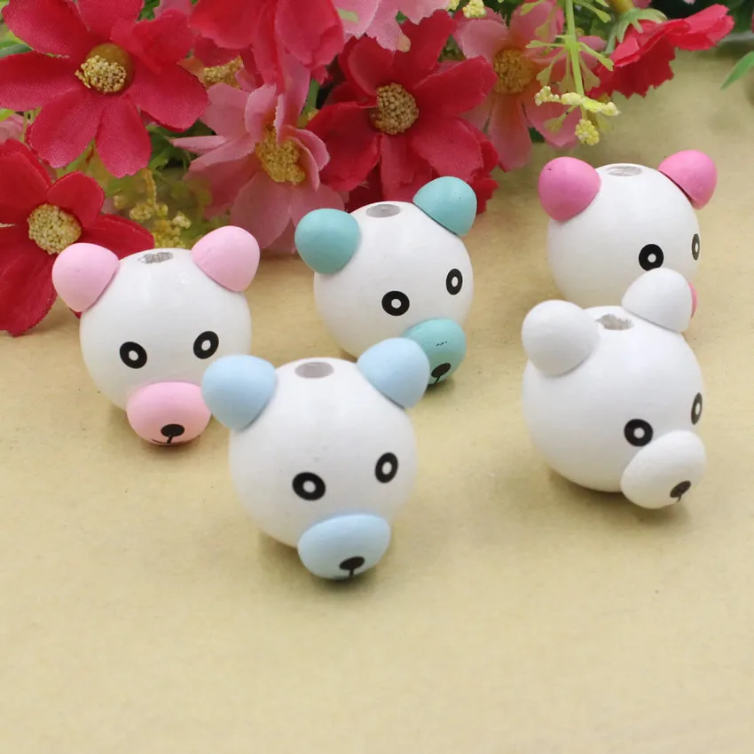 5pcs/lot Wooden Colorful Animal Cartoon Bear Head Beads For Baby DIY Pacifier Holder Clip Necklace Spacer Beads 24x28mm K05454
5pcs/lot Wooden Colorful Animal Cartoon Bear Head Beads For Baby DIY Pacifier Holder Clip Necklace Spacer Beads 24x28mm K05454