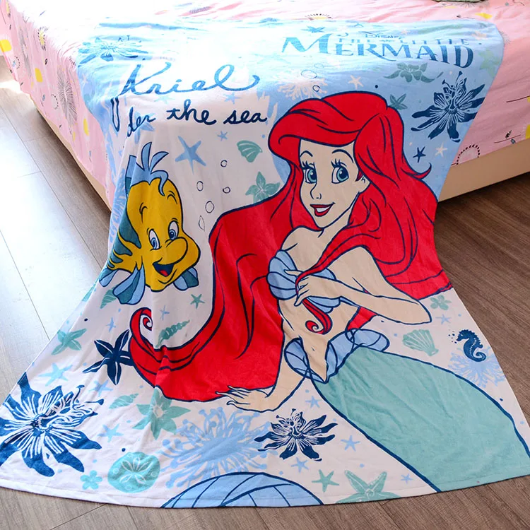 100% Cotton Cartoon The Little Mermaid Ariel Princess Flounder Big Bath Towel Summer Cool Quilt Beach Towel 190x140cm
100% Cotton Cartoon The Little Mermaid Ariel Princess Flounder Big Bath Towel Summer Cool Quilt Beach Towel 190x140cm
