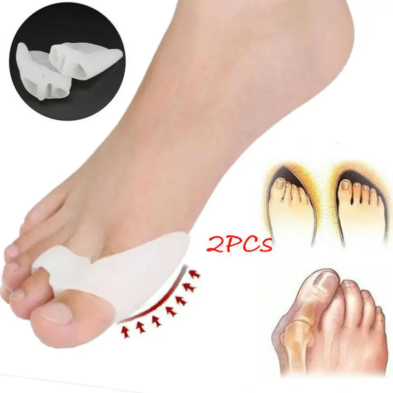 2Pcs Big Toe Straightener Separator Valgus Splint Guard Corrector Relief foot Care Tools Silicone Gel Bunion Toe Corrector
2Pcs Big Toe Straightener Separator Valgus Splint Guard Corrector Relief foot Care Tools Silicone Gel Bunion Toe Corrector