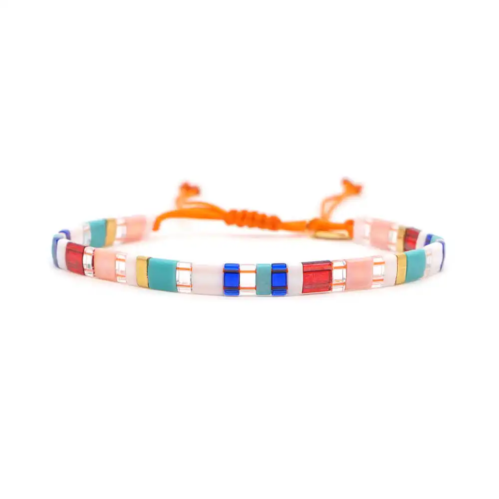 Shinus Tila Beads Bracelet 2019 Colorful Pulseira Mujer Boho Chic Style Bohemian Bracelets For Women MIYUKI Adjustable Jewelry
Shinus Tila Beads Bracelet 2019 Colorful Pulseira Mujer Boho Chic Style Bohemian Bracelets For Women MIYUKI Adjustable Jewelry