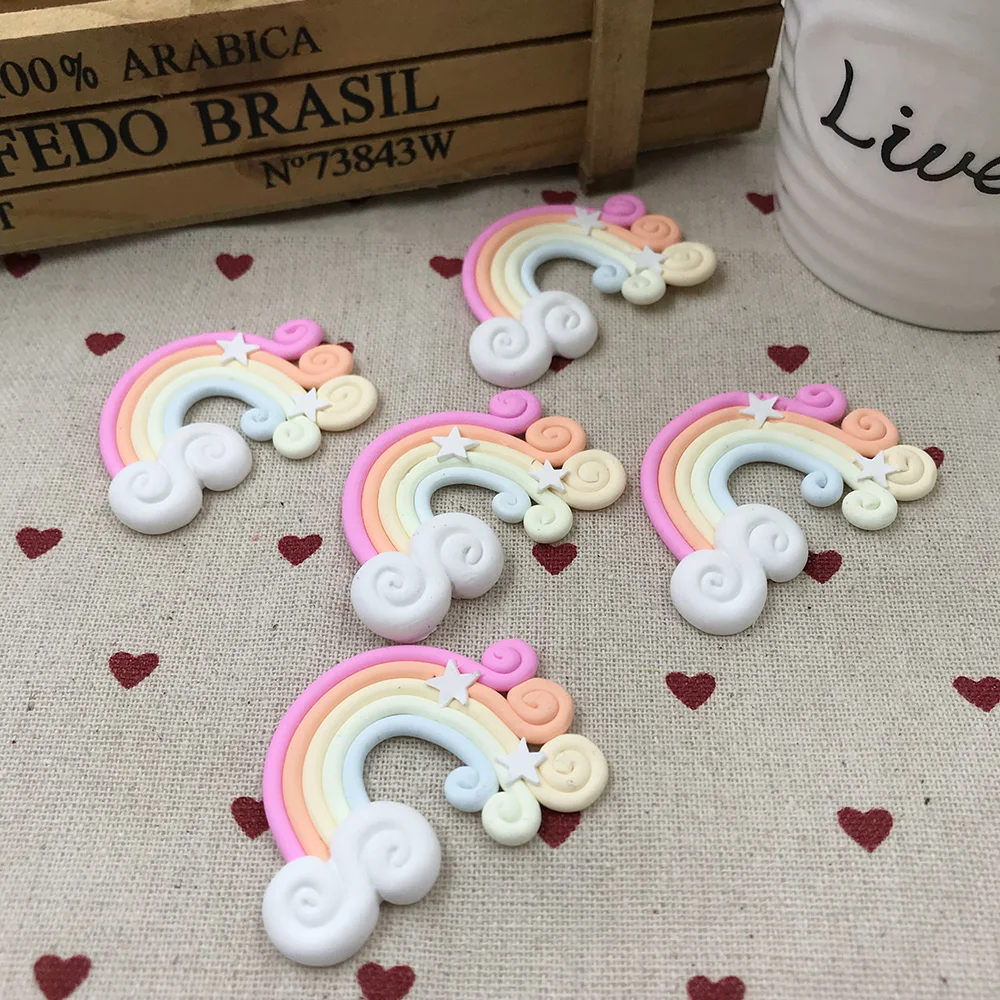 10Pcs/lot Kawaii Spiral Rainbow Lollipop Candy Polymer Clay Cabochons Flatback For Scrapbooking DIY Phone Case Decoration
10Pcs/lot Kawaii Spiral Rainbow Lollipop Candy Polymer Clay Cabochons Flatback For Scrapbooking DIY Phone Case Decoration