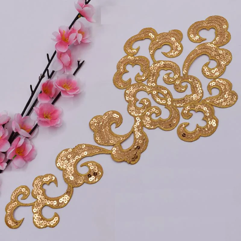 YACKALASI 5 Pcs/Lot Sequined Appliqued Patches Iron On 3D Gold Metallic Venise Flower Cosplay Costume Vintage 18.5*41.5CM
YACKALASI 5 Pcs/Lot Sequined Appliqued Patches Iron On 3D Gold Metallic Venise Flower Cosplay Costume Vintage 18.5*41.5CM