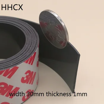 5Meter/lot Rubber Magnet 30*1 mm 3M self Adhesive Flexible Magnetic Strip Rubber Magnet Tape width 30mm thickness 1mm 30mm x 1mm
5Meter/lot Rubber Magnet 30*1 mm 3M self Adhesive Flexible Magnetic Strip Rubber Magnet Tape width 30mm thickness 1mm 30mm x 1mm