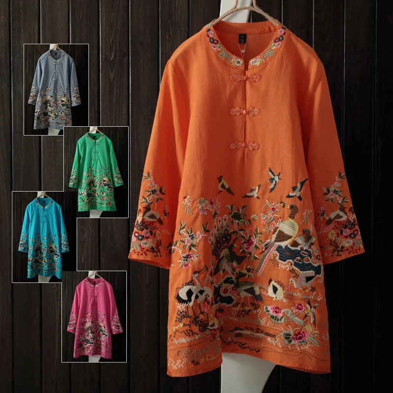 2019 qipao vestido retro cheongsam chinese traditional embroidery knee length dress chinese qipao dresses cotton and linen
2019 qipao vestido retro cheongsam chinese traditional embroidery knee length dress chinese qipao dresses cotton and linen