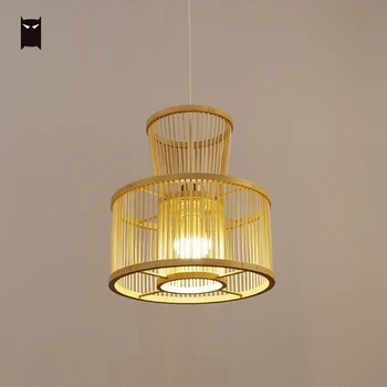Round Bamboo Wicker Rattan Rod Pendant Light Fixture Asian Rustic Country Vintage Japanese Hanging Ceiling Lamp Tea Dining Room
Round Bamboo Wicker Rattan Rod Pendant Light Fixture Asian Rustic Country Vintage Japanese Hanging Ceiling Lamp Tea Dining Room