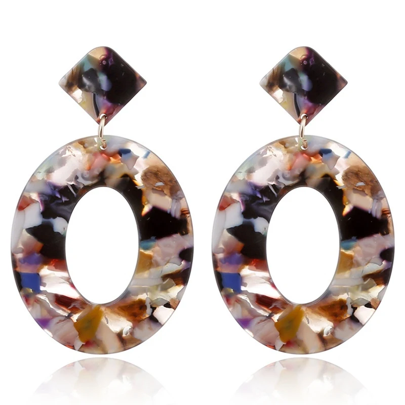 2019 Fashion Jewelry Acrylic Oval Dangle Earrings For Women Geometry Big Circle Earrings Acetate Fashion Jewelry Gift
2019 Fashion Jewelry Acrylic Oval Dangle Earrings For Women Geometry Big Circle Earrings Acetate Fashion Jewelry Gift