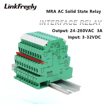 MRA-23D3 10pcs 3A Smart PLC Programmable Solid State Relay DC AC Input: 3V 5V 12V 24VDC Interface Switching Relay SSR Module Din
MRA-23D3 10pcs 3A Smart PLC Programmable Solid State Relay DC AC Input: 3V 5V 12V 24VDC Interface Switching Relay SSR Module Din
