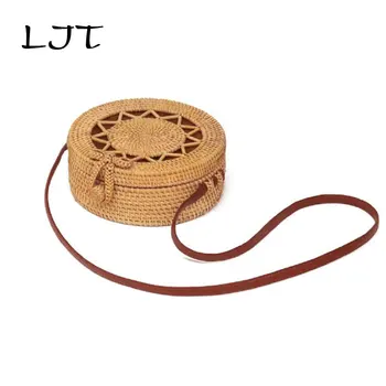 LJT 2019 Fashion Round Straw Bags Summer Women Handbags Bohemian Rattan Woven Beach Circular Beach Bags Tote Clutch Dropshipping
LJT 2019 Fashion Round Straw Bags Summer Women Handbags Bohemian Rattan Woven Beach Circular Beach Bags Tote Clutch Dropshipping