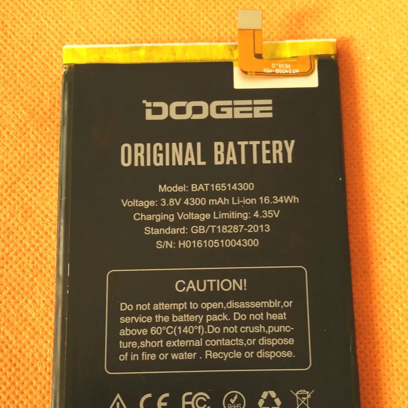 Аккумулятор 4300 мАч для батарей Doogee Y6 Max/BAT16514300/Y6MAX + код отслеживания | Мобильные