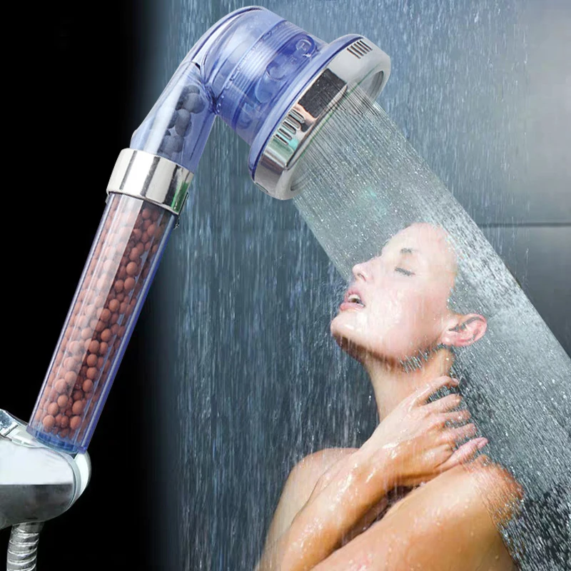 Bathroom Shower Bath Head Healthy Negative Ion SPA Filtered Adjustable 3 Mode High Pressure Handheld Water Saving Shower Head
Bathroom Shower Bath Head Healthy Negative Ion SPA Filtered Adjustable 3 Mode High Pressure Handheld Water Saving Shower Head