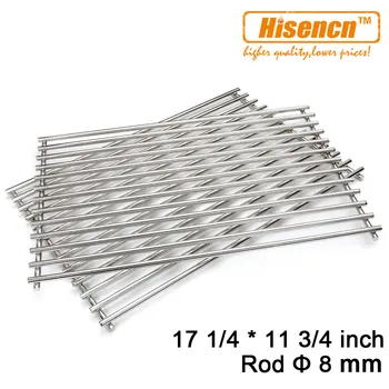 Hisencn 7527 7526 7525 set of 2 BBQ Replacement SS Cooking Grill Grid Grate For Genesis Silver B and C, Gold, Genesis Spirit 700
Hisencn 7527 7526 7525 set of 2 BBQ Replacement SS Cooking Grill Grid Grate For Genesis Silver B and C, Gold, Genesis Spirit 700