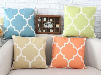 Vintage Linen Pillow Cushion Cover Throw decorative cushion covers 45cm*45cm Quatriefoil Yellow Blue Green Orange Pillow Case
Vintage Linen Pillow Cushion Cover Throw decorative cushion covers 45cm*45cm Quatriefoil Yellow Blue Green Orange Pillow Case