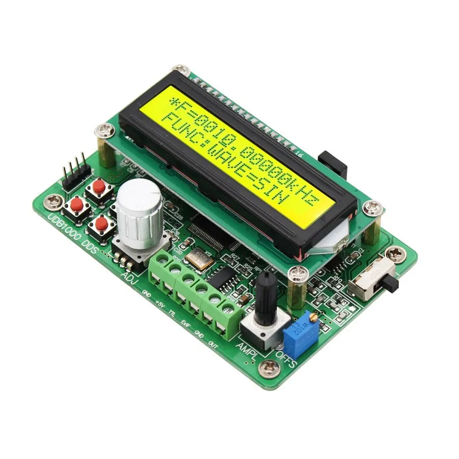 UDB1002 UDB1000 Series DDS Signal Source Module Signal Generator With 60MHz Frequency Meter
UDB1002 UDB1000 Series DDS Signal Source Module Signal Generator With 60MHz Frequency Meter