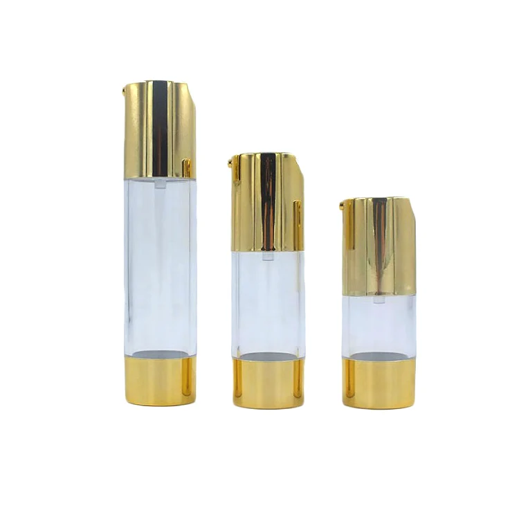15ml 30ml 50ml Electroplating gold Empty Packing Bottle Plastic Transparent Vacuum Bottle 20pcs/lot
15ml 30ml 50ml Electroplating gold Empty Packing Bottle Plastic Transparent Vacuum Bottle 20pcs/lot