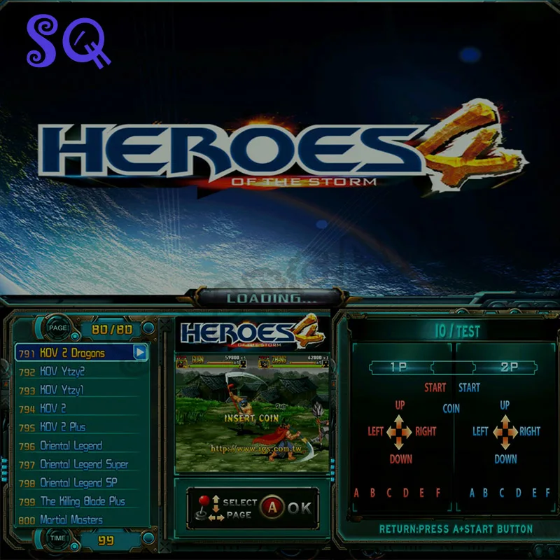 Heroes of the storms arcade game PCB board support HDMI/VGA/CGA English 800 in 1 Arcade game cartridges
Heroes of the storms arcade game PCB board support HDMI/VGA/CGA English 800 in 1 Arcade game cartridges