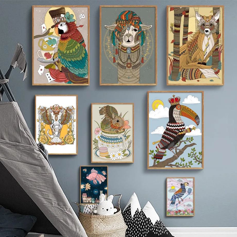 7-Space Nordic Cuadros Decoration Geometric Animals Canvas Painting Wall Art Poster And Prints Wall Pictures For Living Room
7-Space Nordic Cuadros Decoration Geometric Animals Canvas Painting Wall Art Poster And Prints Wall Pictures For Living Room
