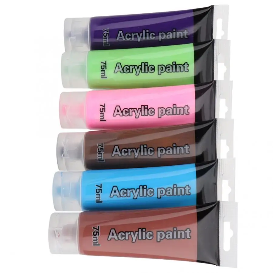 Acrylic Paints 75ml/bottle 12 Colors Tubes Paint Acrylic Paint Lot Art Painting Drawing Pigment Set
Acrylic Paints 75ml/bottle 12 Colors Tubes Paint Acrylic Paint Lot Art Painting Drawing Pigment Set