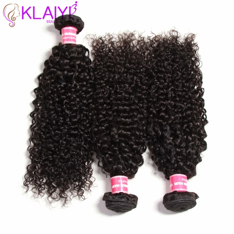 KLAIYI Hair Weft Peruvian Hair Bundles Curly Wave Natural Black Color 3 pcs/lot Hair Extension Remy Hair Weave Can Be Dyed
KLAIYI Hair Weft Peruvian Hair Bundles Curly Wave Natural Black Color 3 pcs/lot Hair Extension Remy Hair Weave Can Be Dyed