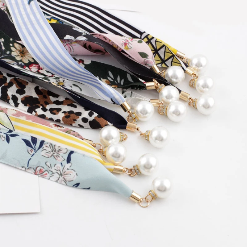 Fashion Pearl Fabric Women Belts Print Flower Stripe Ladies Knot Waist Rope Long Thin Scarf Ribbon For Dresses Female Strap
Fashion Pearl Fabric Women Belts Print Flower Stripe Ladies Knot Waist Rope Long Thin Scarf Ribbon For Dresses Female Strap