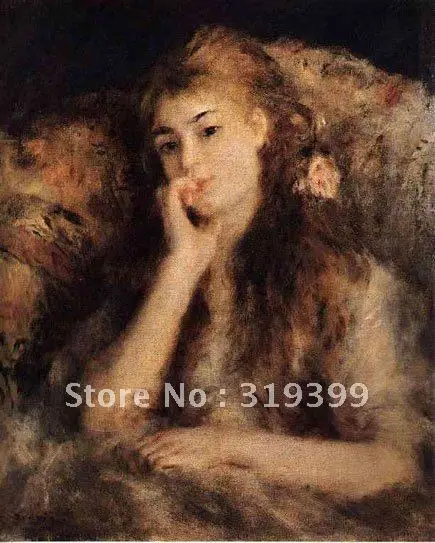Oil Painting Reproduction on linen canvas,portrait of a girl by pierre auguste renoir,Free DHL Shipping,handmade,Museum quality
Oil Painting Reproduction on linen canvas,portrait of a girl by pierre auguste renoir,Free DHL Shipping,handmade,Museum quality