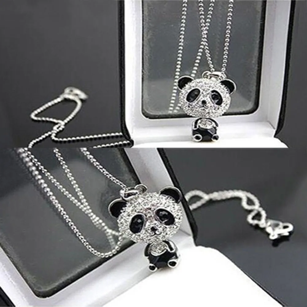 FAMSHIN 2016 New Pretty Enamel Rhinestone Panda Pendant Necklace Women Crystal Accessories Sweater Necklaces Jewelry
FAMSHIN 2016 New Pretty Enamel Rhinestone Panda Pendant Necklace Women Crystal Accessories Sweater Necklaces Jewelry