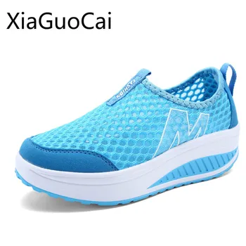 Hot Women Running Shoes Platform Female Breathable Air Mesh Sports Shoes Non Slip Damping Outdoor Walking Shoes
Hot Women Running Shoes Platform Female Breathable Air Mesh Sports Shoes Non Slip Damping Outdoor Walking Shoes