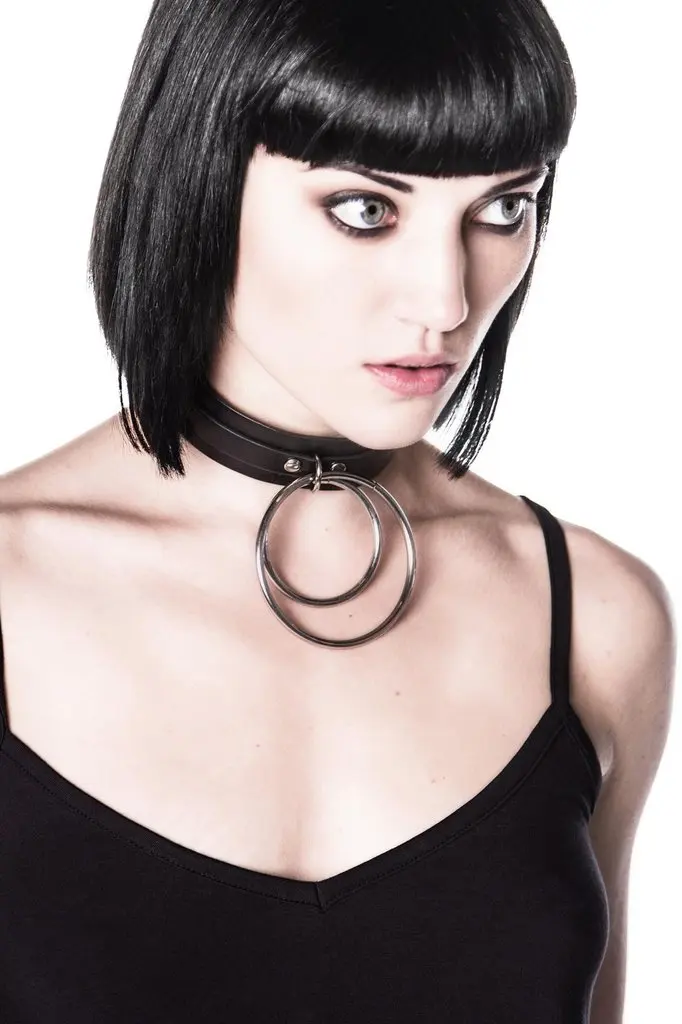 creepy gothic choker for women leather punk choker deisgner handmade necklace harajuku fetish choker
creepy gothic choker for women leather punk choker deisgner handmade necklace harajuku fetish choker