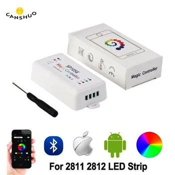 DC5-24V SP105E Magic Controller Bluetooth 2048 Pixels for WS2811 2812 2801 6803 IC LED Strip Dimming Support IOS / Android APP
DC5-24V SP105E Magic Controller Bluetooth 2048 Pixels for WS2811 2812 2801 6803 IC LED Strip Dimming Support IOS / Android APP