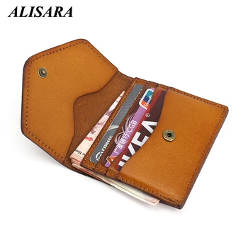 Genuine Leather Credit Card Wallets Cowhide Vintage ID Card Holder Men Small Hasp Purses Women Mini Change Purse Retro Wallet
Genuine Leather Credit Card Wallets Cowhide Vintage ID Card Holder Men Small Hasp Purses Women Mini Change Purse Retro Wallet