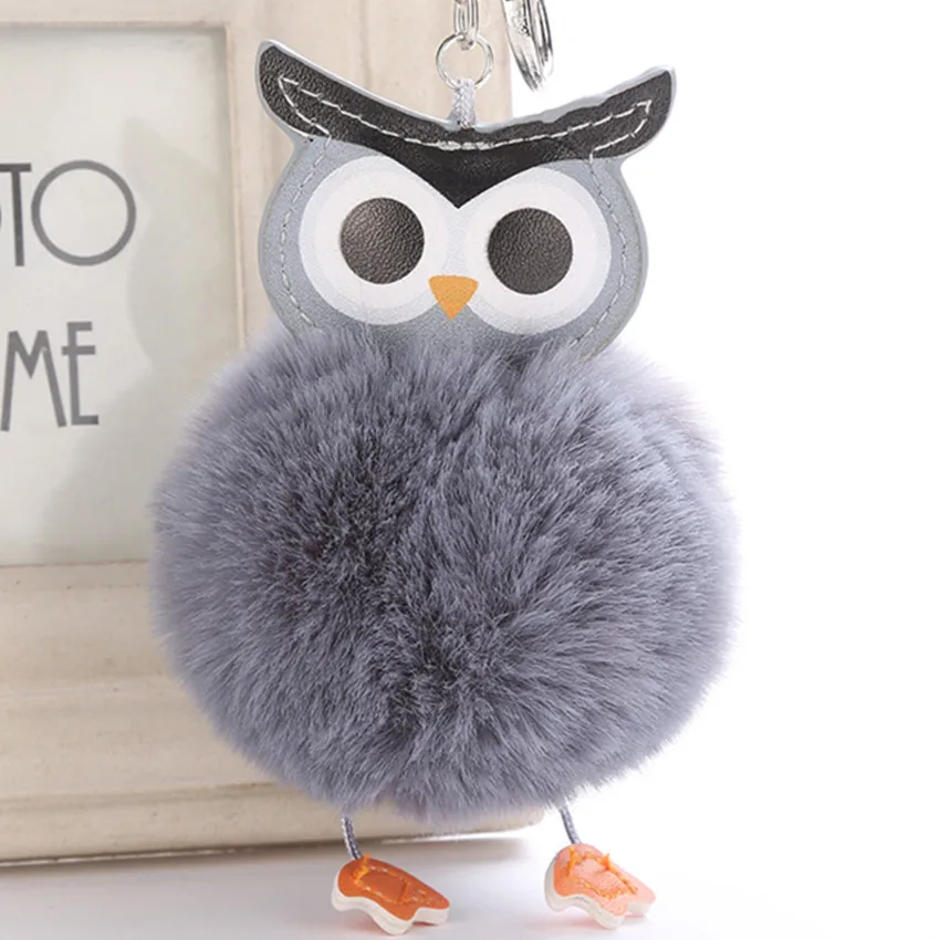 Juelee Cute Pompom Keychain Owl Key Chain Fluffy Fake Rabbit Fur Ball for Women Car Bag
Juelee Cute Pompom Keychain Owl Key Chain Fluffy Fake Rabbit Fur Ball for Women Car Bag