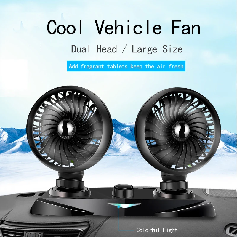 2019 Newest 50W Dual-Head Vehicle Fan HOT Sales Summer Vehicle Fan Strong Power 50W Strong Winds
2019 Newest 50W Dual-Head Vehicle Fan HOT Sales Summer Vehicle Fan Strong Power 50W Strong Winds