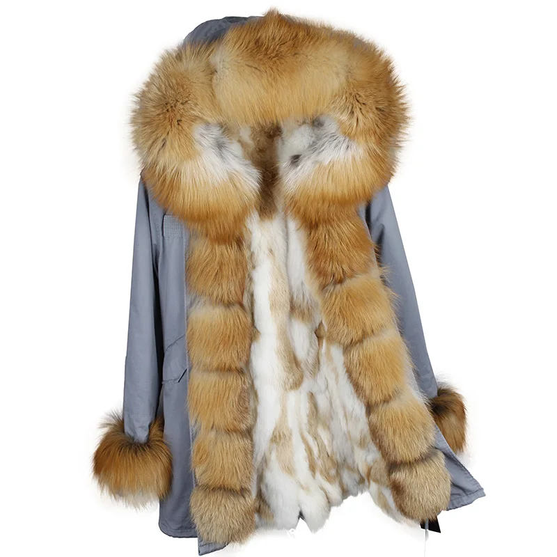 MAOMAOKONG NEW Women Winter Long Jacket Warm Fashion Fox Fur Collar With Luxury Rex Rabbit Fur Liner Parka Coats
MAOMAOKONG NEW Women Winter Long Jacket Warm Fashion Fox Fur Collar With Luxury Rex Rabbit Fur Liner Parka Coats