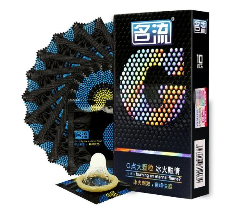 

Good Quality 10pcs Particles Ice Fire Melting Heat Craving Condoms-Ultra Thin Point G Condom