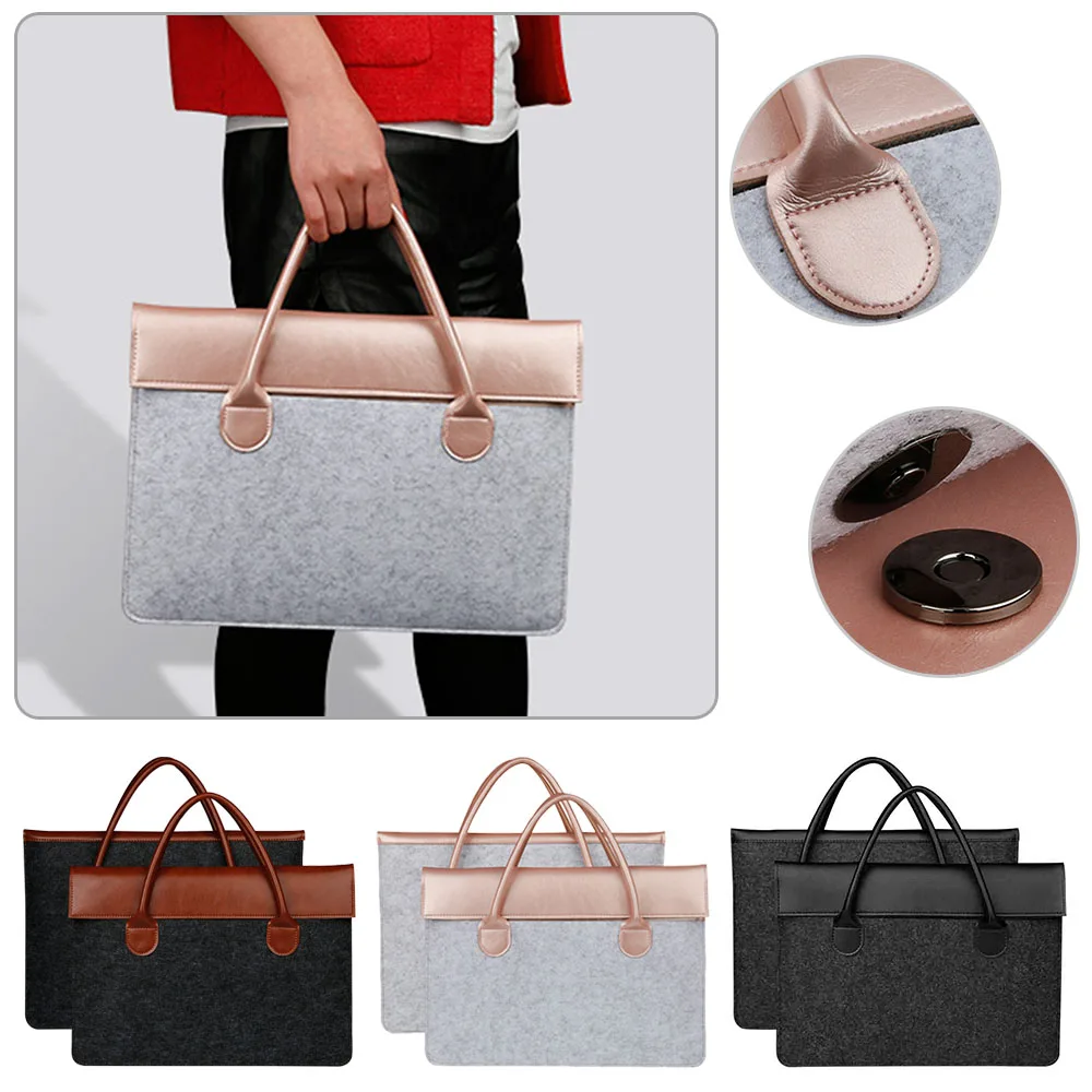 11" 13" 15" Woolen felt Bag Pouch Case for Macbook Air 11" 13" Laptop Notebook Handle Sleeve Bag Case Carrying Pouch Handle Bag
11" 13" 15" Woolen felt Bag Pouch Case for Macbook Air 11" 13" Laptop Notebook Handle Sleeve Bag Case Carrying Pouch Handle Bag