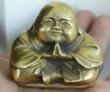 Chinese Old Chinese Brass Maitreya Laughing Buddha Statue figurine decoration bronze factory outletS 
Chinese Old Chinese Brass Maitreya Laughing Buddha Statue figurine decoration bronze factory outletS