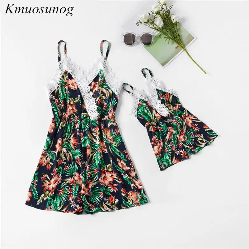 Mom Daughter Jumpsuit NEW 2019 Lace Leaf Print V-neck Romper Jumpsuit Mommy and me Dress clothes Family Matching Clothes C0502
Mom Daughter Jumpsuit NEW 2019 Lace Leaf Print V-neck Romper Jumpsuit Mommy and me Dress clothes Family Matching Clothes C0502