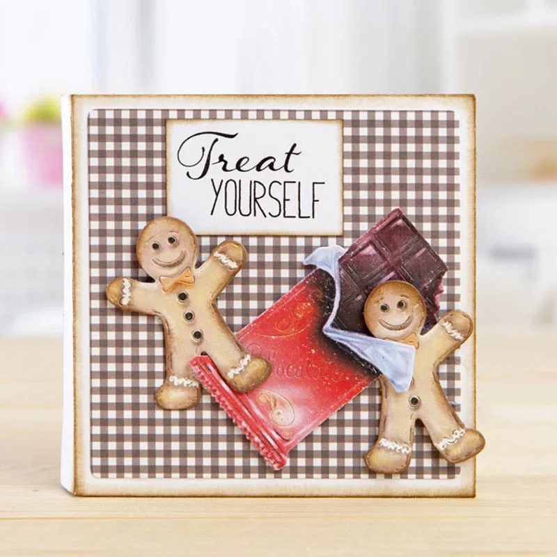 Ginger Bread Candy Chocolate Metal Cutting Dies for DIY Scrapbook Album Chritmas Card Decorative Craft Embossing Die New 2019
Ginger Bread Candy Chocolate Metal Cutting Dies for DIY Scrapbook Album Chritmas Card Decorative Craft Embossing Die New 2019