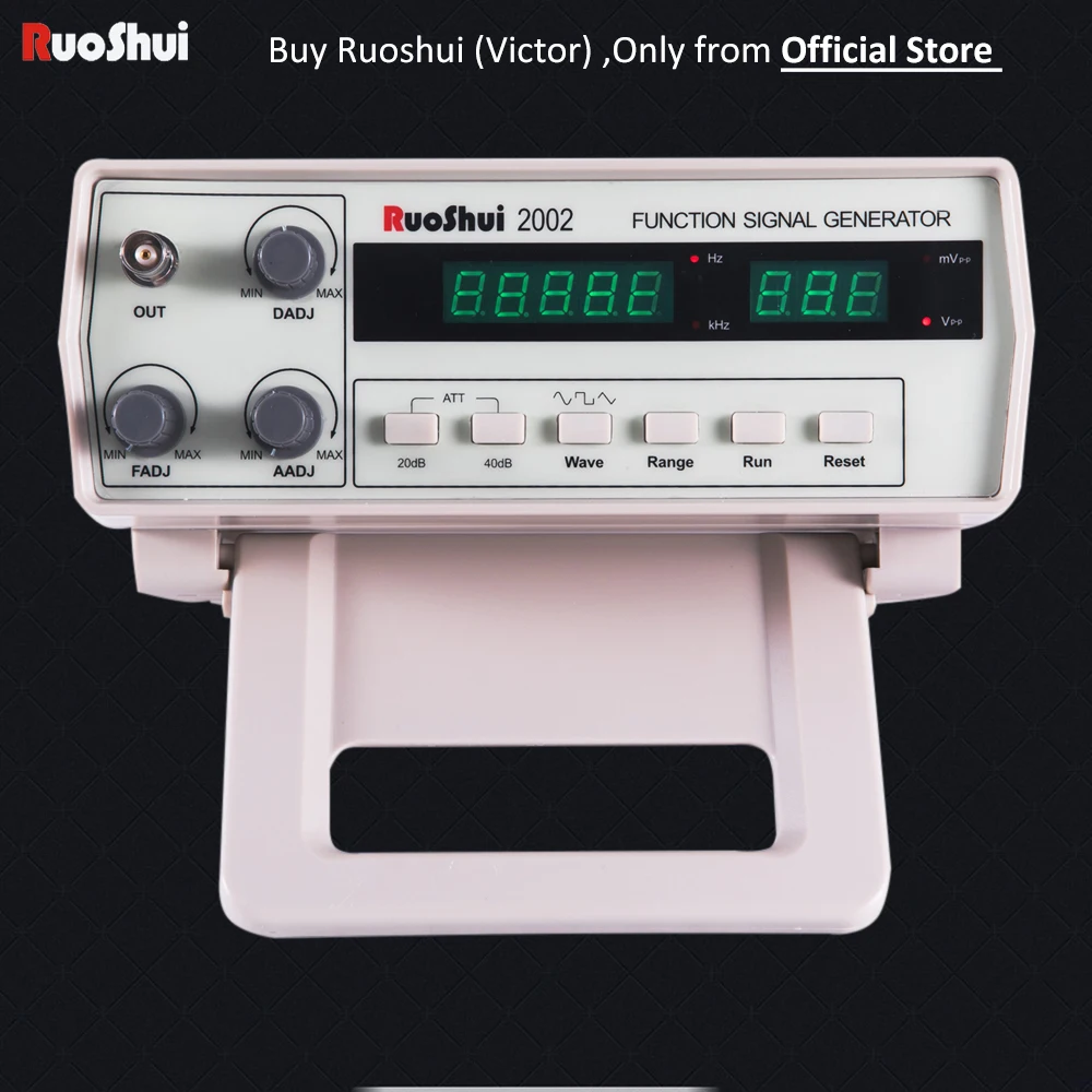 2002 Victor RuoShui Function Function Generator Signal Generator 2Mhz Frequency Amplitude
2002 Victor RuoShui Function Function Generator Signal Generator 2Mhz Frequency Amplitude