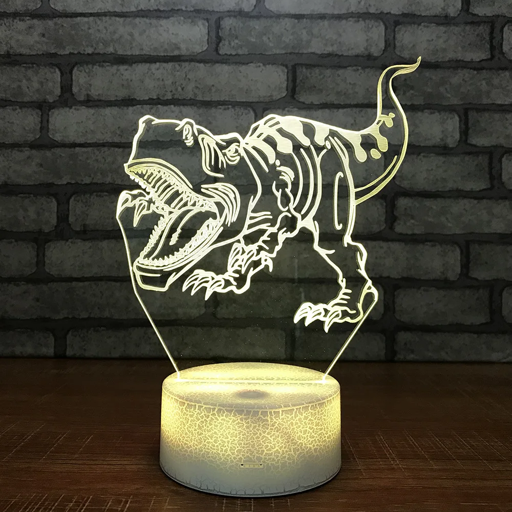 Wonder Dinosaur Small Night Light Creative Children Luminous Toys 3d Bedroom Bedside Decorative Small 3d Light Fixtures
Wonder Dinosaur Small Night Light Creative Children Luminous Toys 3d Bedroom Bedside Decorative Small 3d Light Fixtures