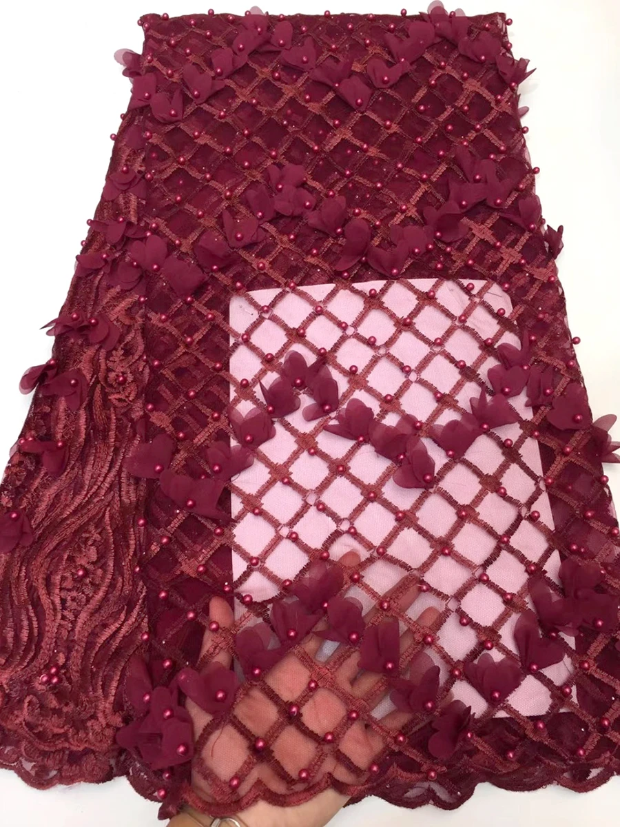 wine red Lace Fabric Women, Flower Tulle African Lace Fabric,3d applique With beads High Quality Lace African Tulle Lace Fabric
wine red Lace Fabric Women, Flower Tulle African Lace Fabric,3d applique With beads High Quality Lace African Tulle Lace Fabric
