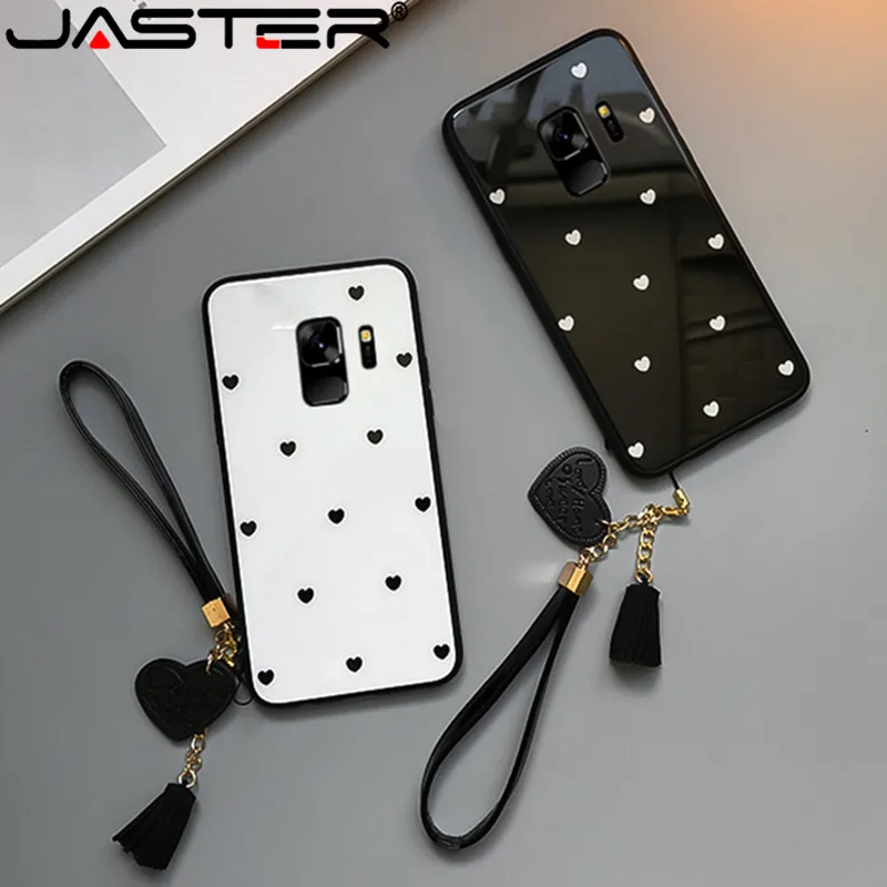 JASTER Tempered Glass Case For Samsung Galaxy s9 s8 plus Love Heart Cover For Samsung Galaxy Note 9 8 s8 s9 Tassel Lanyard Case
JASTER Tempered Glass Case For Samsung Galaxy s9 s8 plus Love Heart Cover For Samsung Galaxy Note 9 8 s8 s9 Tassel Lanyard Case