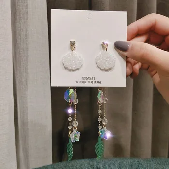 2019 New Arrival Crystal Trendy Water Drop Women Dangle Earrings Seaside Holiday Shell Earrings Long-style Female Jewelry
2019 New Arrival Crystal Trendy Water Drop Women Dangle Earrings Seaside Holiday Shell Earrings Long-style Female Jewelry