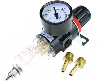 AFR2000 Air Pressure Regulator Water Separator Trap Filter Airbrush Compressor with Fittings Joint free combination
AFR2000 Air Pressure Regulator Water Separator Trap Filter Airbrush Compressor with Fittings Joint free combination