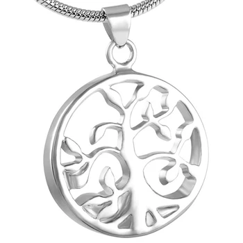 Tree of Life Round Cremation Urn Necklace Ashes Keepsake Pendant Stainless Steel Memorial Jewelry
Tree of Life Round Cremation Urn Necklace Ashes Keepsake Pendant Stainless Steel Memorial Jewelry