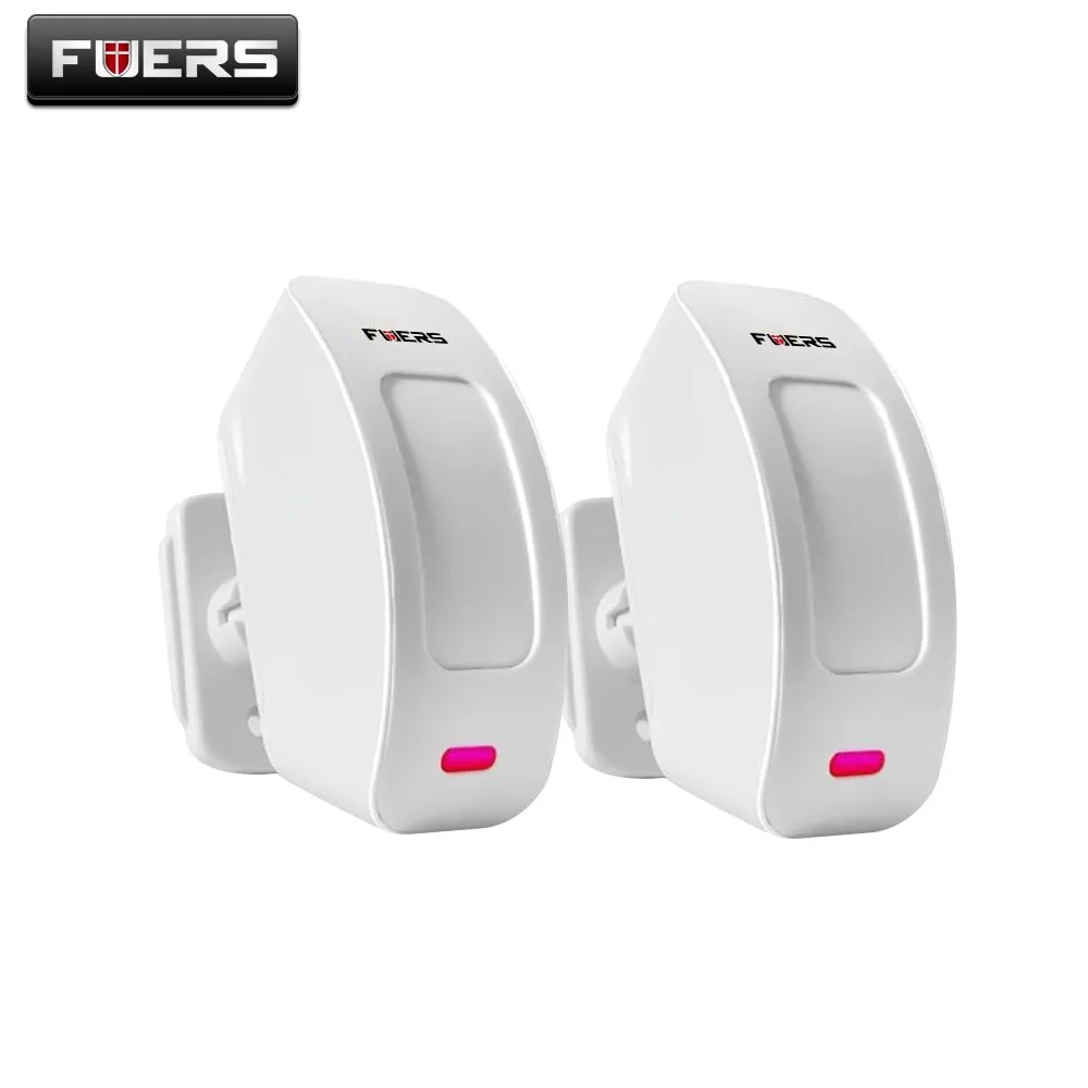 Image KERUI Wireless Window Curtain PIR Motion Detector Sensor for Home Alarm System 433Mhz for G19 G18 8218G M7 Alarm System