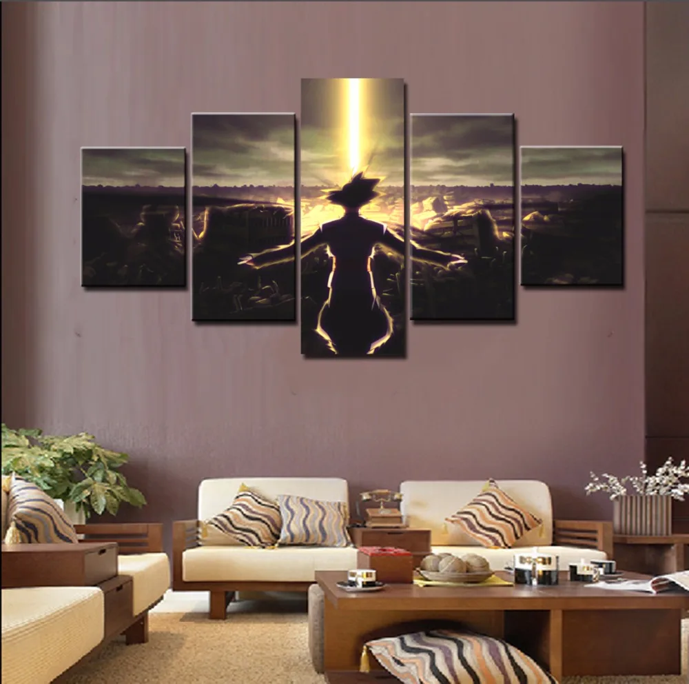 Wall Art Painting Pictures Canvas Printed Modular Poster 5 Panel Home Decor For Living Room Dragon Ball Modern Cuadros Artwork
Wall Art Painting Pictures Canvas Printed Modular Poster 5 Panel Home Decor For Living Room Dragon Ball Modern Cuadros Artwork