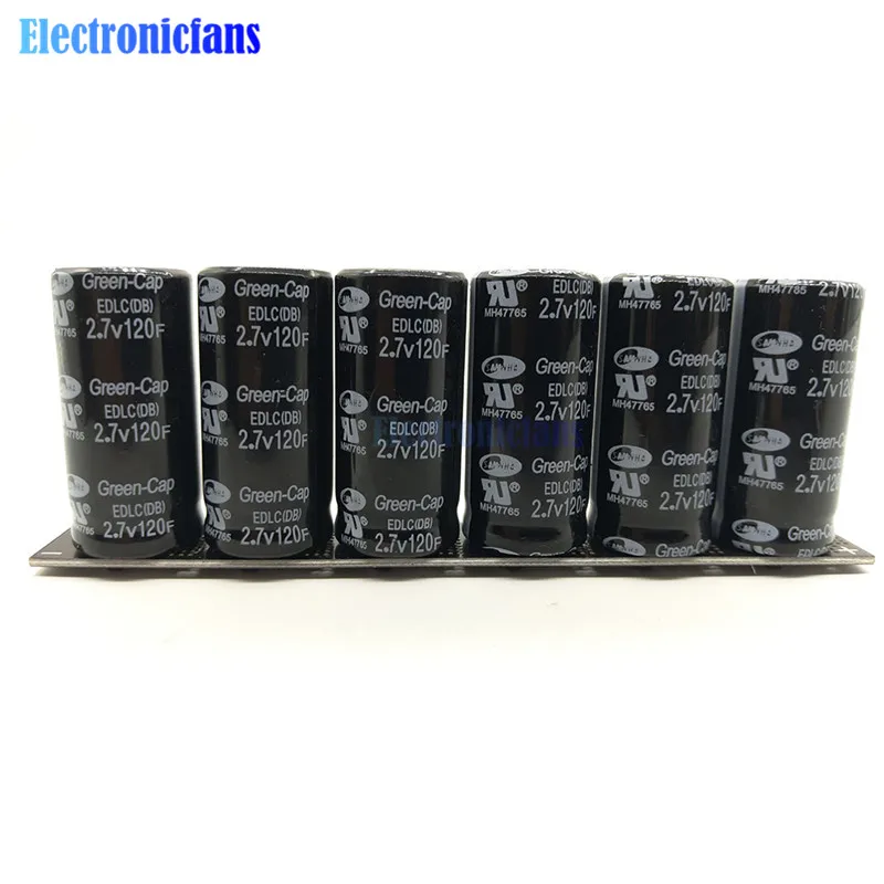 diymore 16V 20F Ultracapacitor Engine Battery Starter Booster Car Super Capacitor Single row 6pcs 2.7V 120F Capacitors
diymore 16V 20F Ultracapacitor Engine Battery Starter Booster Car Super Capacitor Single row 6pcs 2.7V 120F Capacitors
