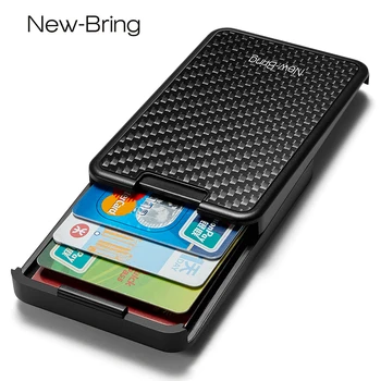 NewBring Slide Wallet RFID Blocking Carbon Fiber Credit ID Card Holder For Men Women Male Female Card Money Minimalist Purse
NewBring Slide Wallet RFID Blocking Carbon Fiber Credit ID Card Holder For Men Women Male Female Card Money Minimalist Purse