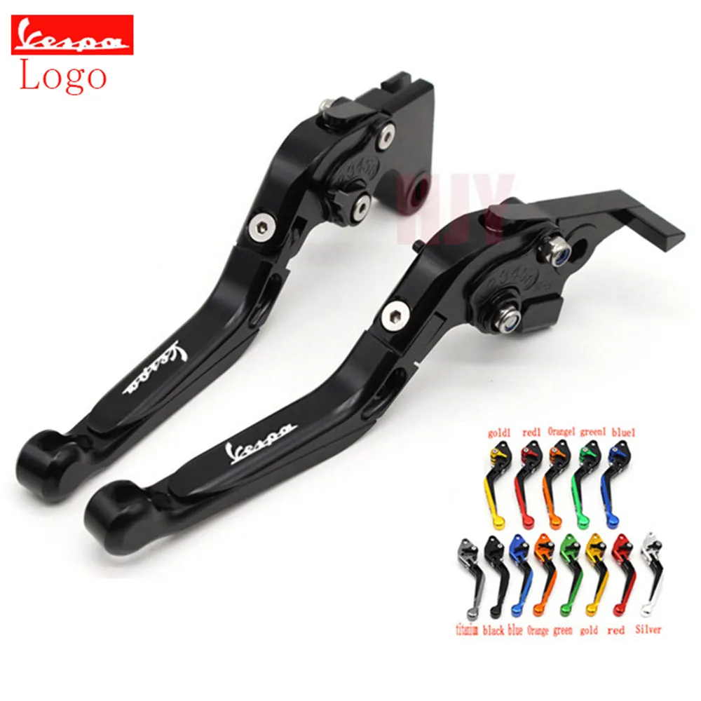 CNC Folding&Extending Brake Clutch Levers For Vespa Granturismo 125/200 GTS 125/250 S125/150/300 Super
CNC Folding&Extending Brake Clutch Levers For Vespa Granturismo 125/200 GTS 125/250 S125/150/300 Super